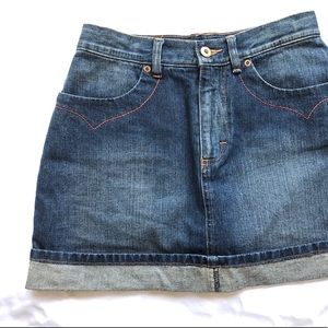 LEE Jean Skort W/ Pocket Detail 16R Like New